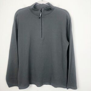 THE NORTH FACE | Dark Gray 1/4 Zip Base Layer Long Sleeve Pullover Men’s Size M